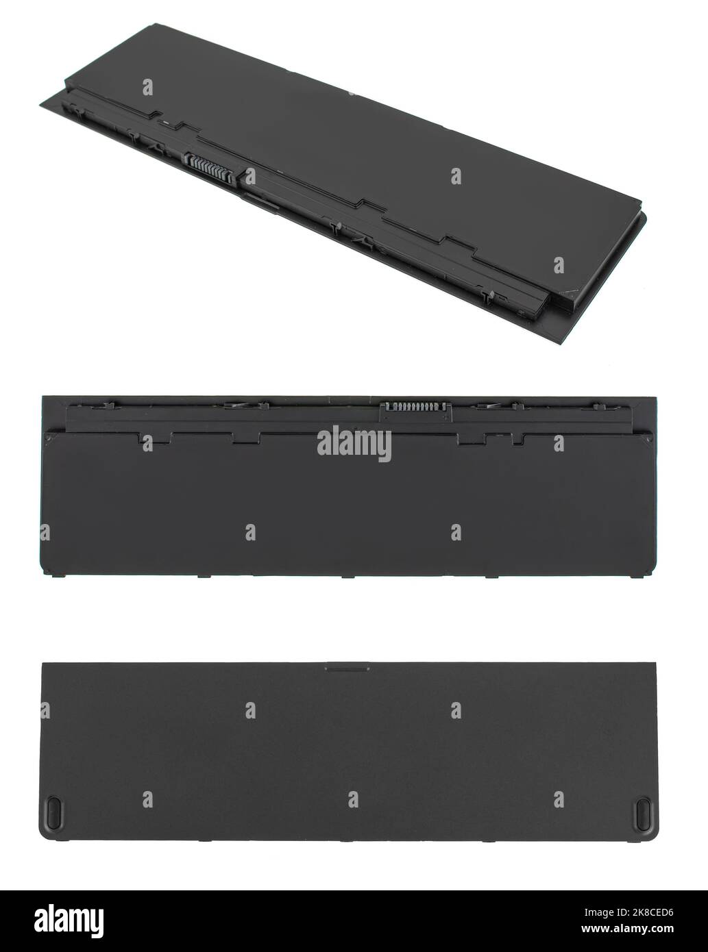 battery for a laptop, a spare part for a computer, on a white ...