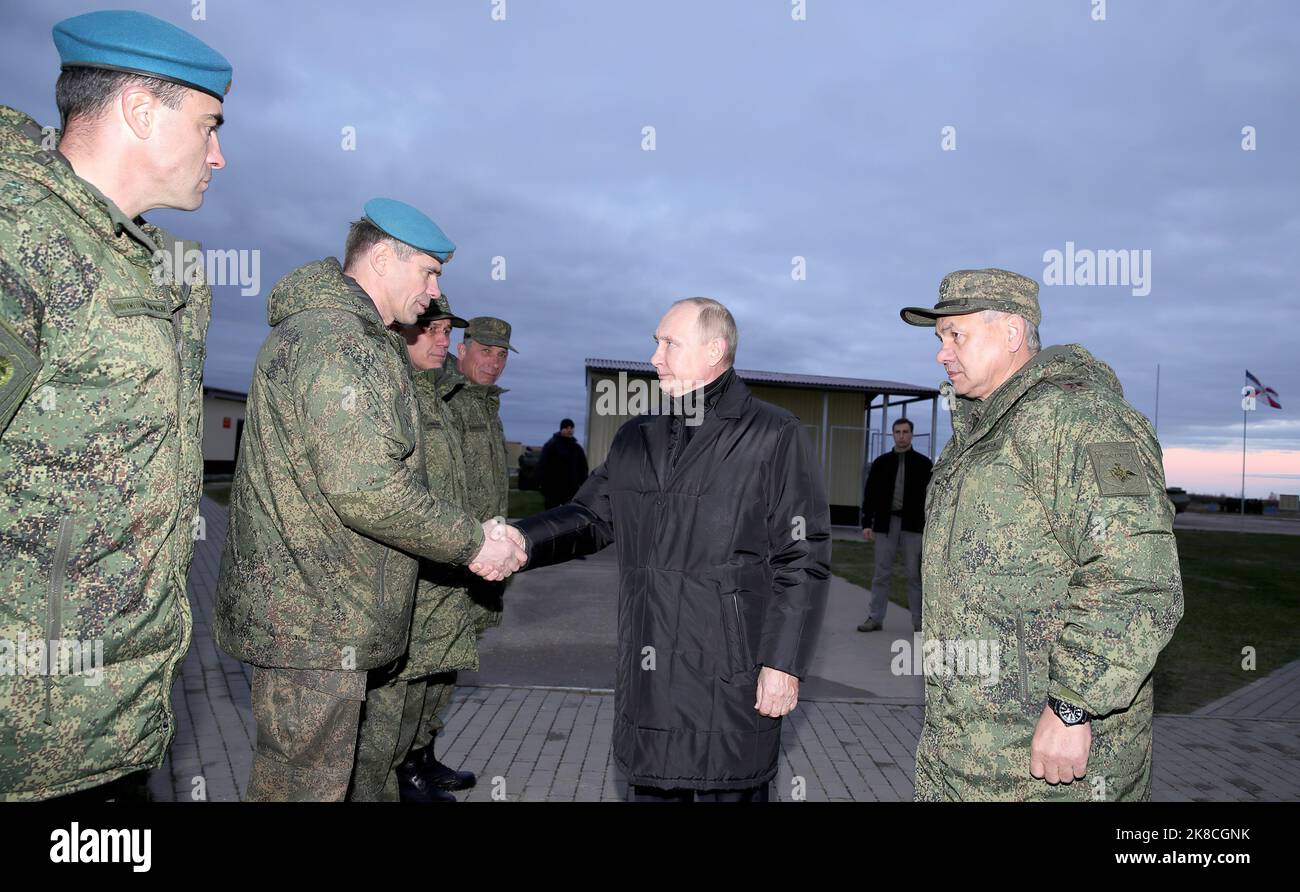 Russian President Vladimir Putin Visited The Western Military District