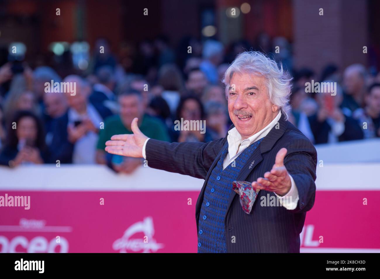 October 22, 2022, Rome, Italy: Marco Columbro attends the red carpet of the film ''Era Ora'' during tenth day of seventeenth edition of Rome Film Fest, on 22 October 2022  (Credit Image: © Matteo Nardone/Pacific Press via ZUMA Press Wire) Stock Photo