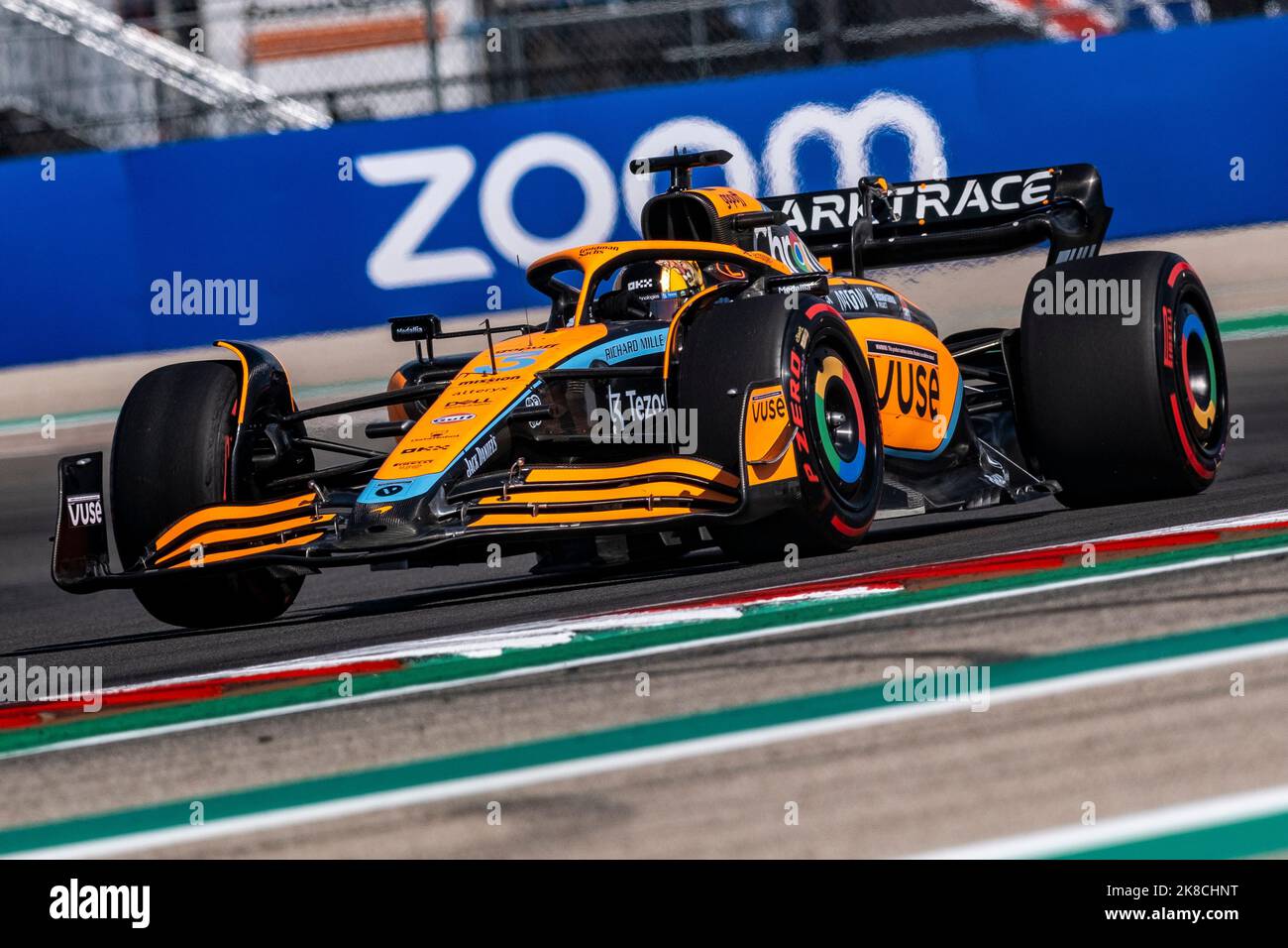 Texas, USA. 22nd Oct, 2022. Daniel Ricciardo #3 from the McLaren racing ...