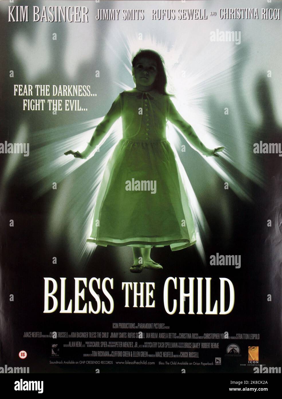 Film Poster Film: Bless The Child (2000)   Director: Chuck Russell 11 August 2000   **WARNING** This Photograph is for editorial use only and is the copyright of PARAMOUNT and/or the Photographer assigned by the Film or Production Company and can only be reproduced by publications in conjunction with the promotion of the above Film. A Mandatory Credit To PARAMOUNT is required. The Photographer should also be credited when known. No commercial use can be granted without written authority from the Film Company. Stock Photo