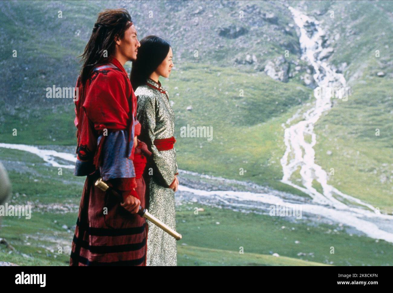 Chang Chen & Zhang Ziyi Film: Crouching Tiger, Hidden Dragon (Wo hu cang long)   Tw/Chn/Hk/Usa 2000, Director: Ang Lee 18 May 2000   **WARNING** This Photograph is for editorial use only and is the copyright of SONY PICTURES CLASSICS and/or the Photographer assigned by the Film or Production Company and can only be reproduced by publications in conjunction with the promotion of the above Film. A Mandatory Credit To SONY PICTURES CLASSICS is required. The Photographer should also be credited when known. No commercial use can be granted without written authority from the Film Company. Stock Photo