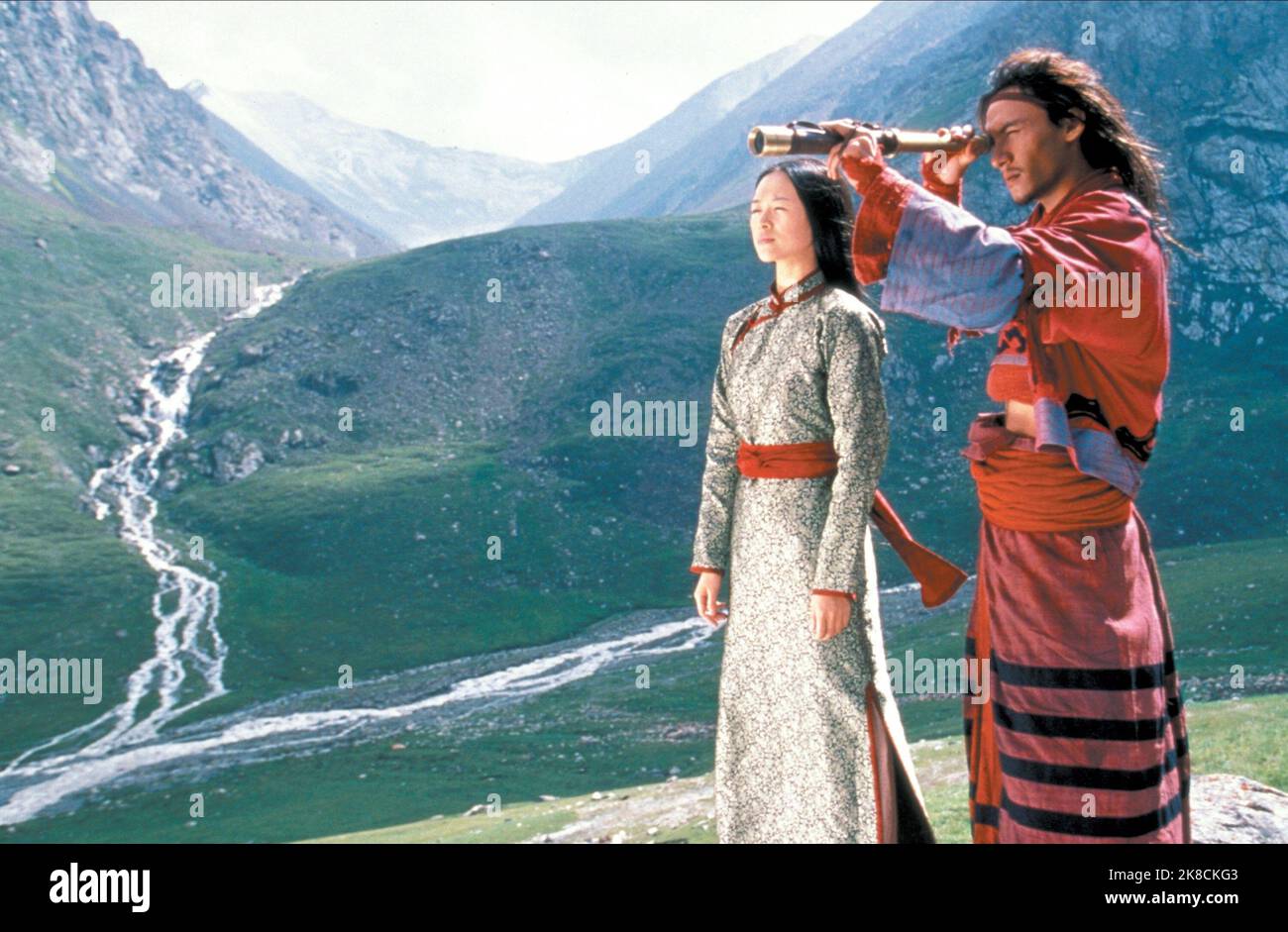 Zhang Ziyi & Chang Chen Film: Crouching Tiger, Hidden Dragon (Wo hu cang long)   Tw/Chn/Hk/Usa 2000, Director: Ang Lee 18 May 2000   **WARNING** This Photograph is for editorial use only and is the copyright of SONY PICTURES CLASSICS and/or the Photographer assigned by the Film or Production Company and can only be reproduced by publications in conjunction with the promotion of the above Film. A Mandatory Credit To SONY PICTURES CLASSICS is required. The Photographer should also be credited when known. No commercial use can be granted without written authority from the Film Company. Stock Photo