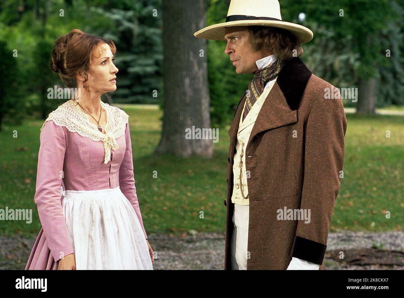 Jane Seymour & Keith Carradine Film: Enslavement: Fanny Kremble (2000) Characters: Fanny Kemble Butler & Pierce Butler  23 April 2000   **WARNING** This Photograph is for editorial use only and is the copyright of SHOWTIME and/or the Photographer assigned by the Film or Production Company and can only be reproduced by publications in conjunction with the promotion of the above Film. A Mandatory Credit To SHOWTIME is required. The Photographer should also be credited when known. No commercial use can be granted without written authority from the Film Company. Stock Photo