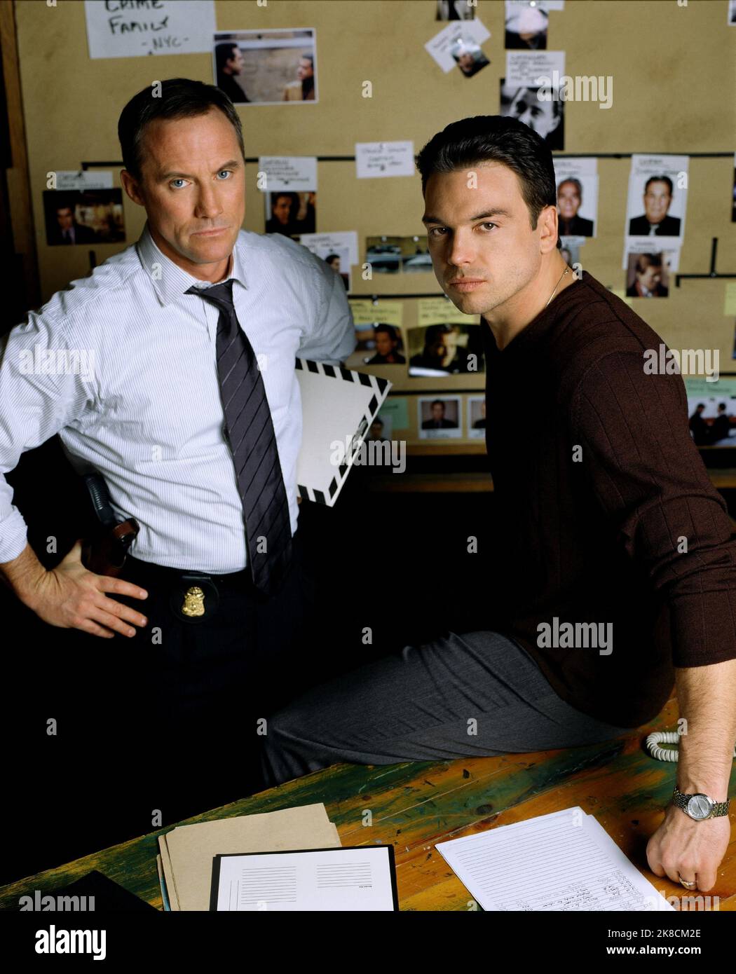 Robert John Burke & Jason Gedrick Television: Falcone (2000) Characters: Jules Weller (unknown episodes) & 'Joe Falcone'&#160;/ ... (unknown episodes)  04 April 2000   **WARNING** This Photograph is for editorial use only and is the copyright of CBS TELEVISION and/or the Photographer assigned by the Film or Production Company and can only be reproduced by publications in conjunction with the promotion of the above Film. A Mandatory Credit To CBS TELEVISION is required. The Photographer should also be credited when known. No commercial use can be granted without written authority from the Film Stock Photo