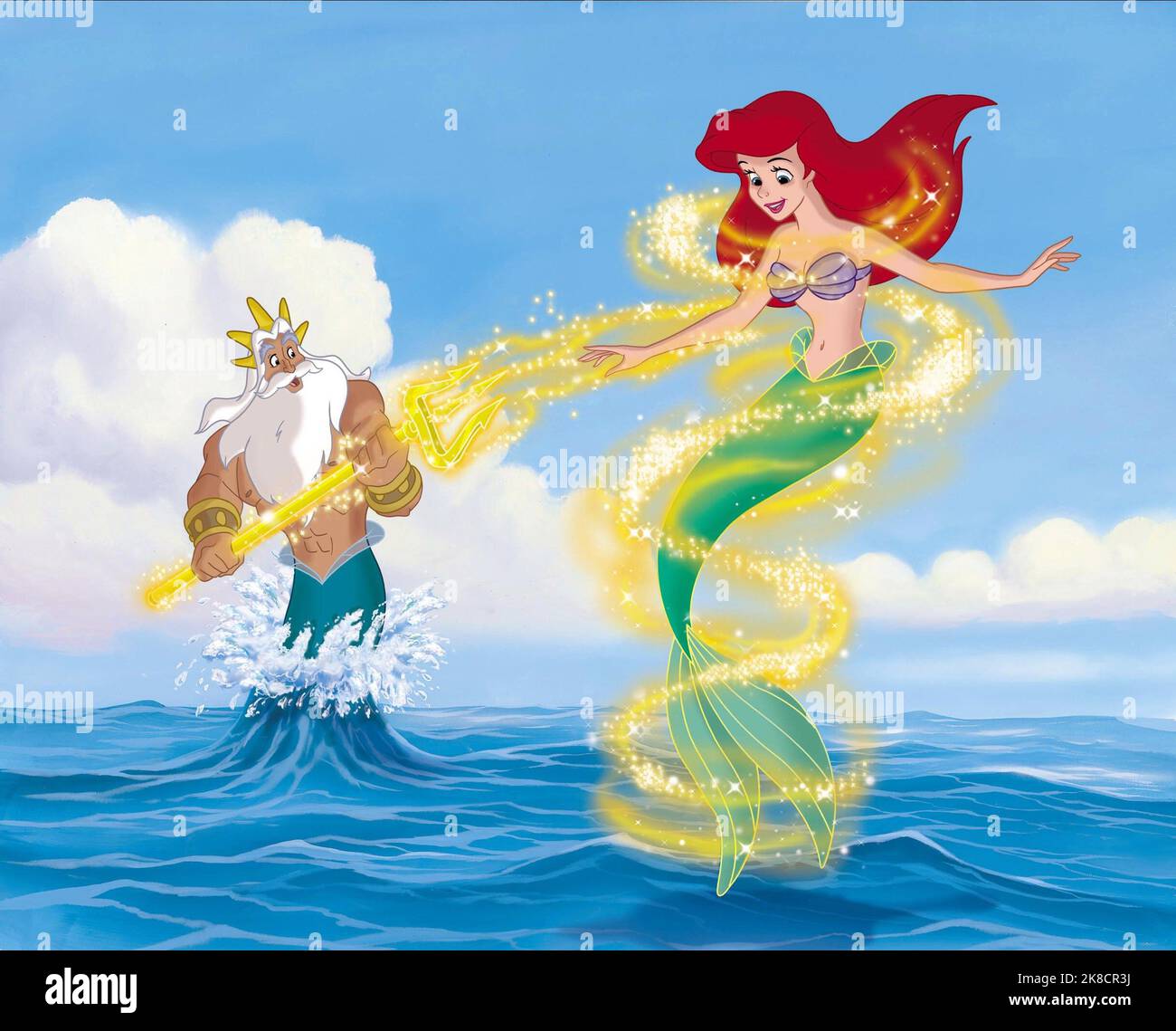 king triton angry little mermaid