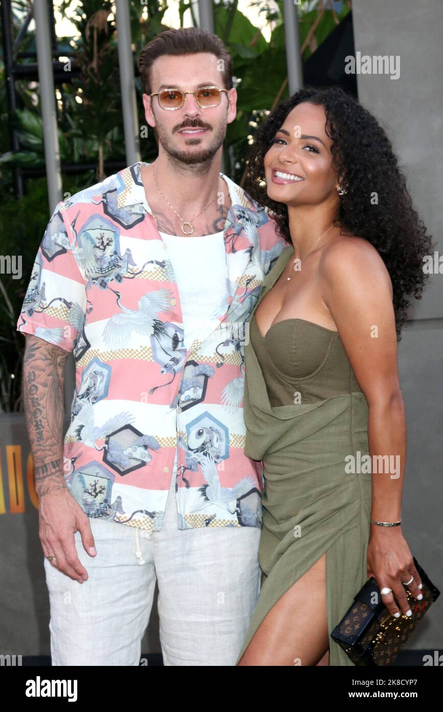 Jurassic World Dominion World Premiere at TCL Chinese Theater IMAX on June 6, 2022 in Los Angeles, CA Featuring: Matt Pokora, Christina Milian Where: Los Angeles, California, United States When: 07 Jun 2022 Credit: Nicky Nelson/WENN Stock Photo