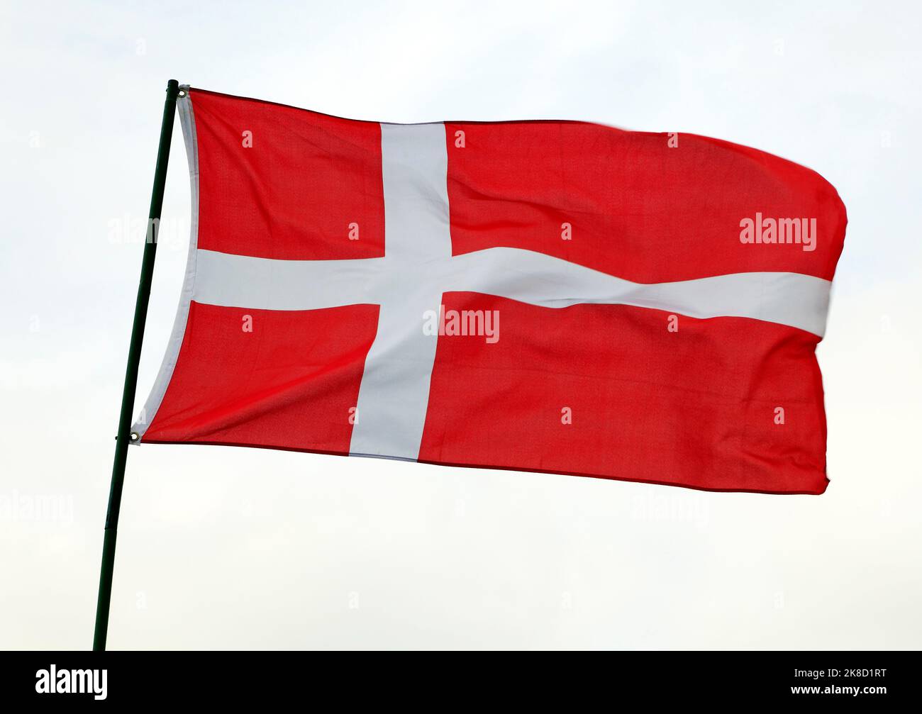 Denmark Flag, national flags Stock Photo