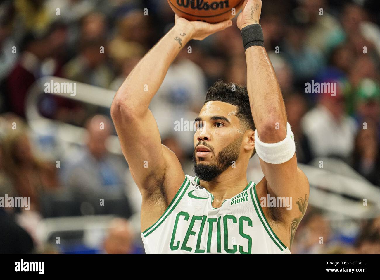 Orlando, Florida, USA, October 22, 2022, Boston Celtics face the Orlando Magic at the Amway Center.  (Photo Credit:  Marty Jean-Louis) Credit: Marty Jean-Louis/Alamy Live News Stock Photo