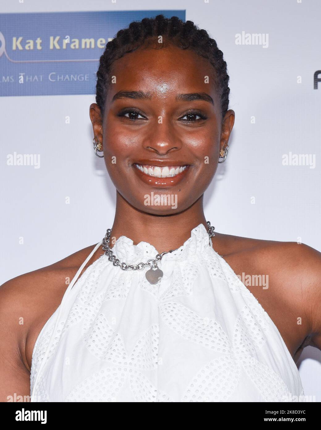 October 21, 2022, Santa Monica, California, USA: Chaiyia Taylor-Jackson ...