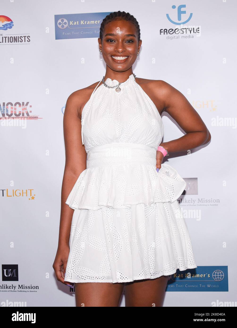 October 21, 2022, Santa Monica, California, USA: Chaiyia Taylor-Jackson ...