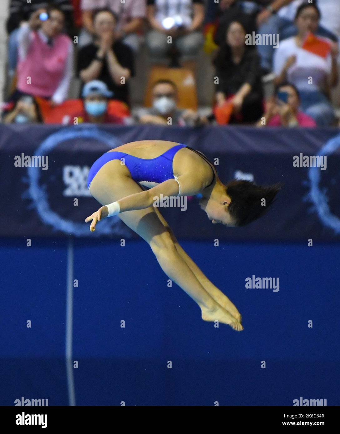 Berlin, Germany. 22nd Oct, 2022. Chen Yuxi of China competes during the