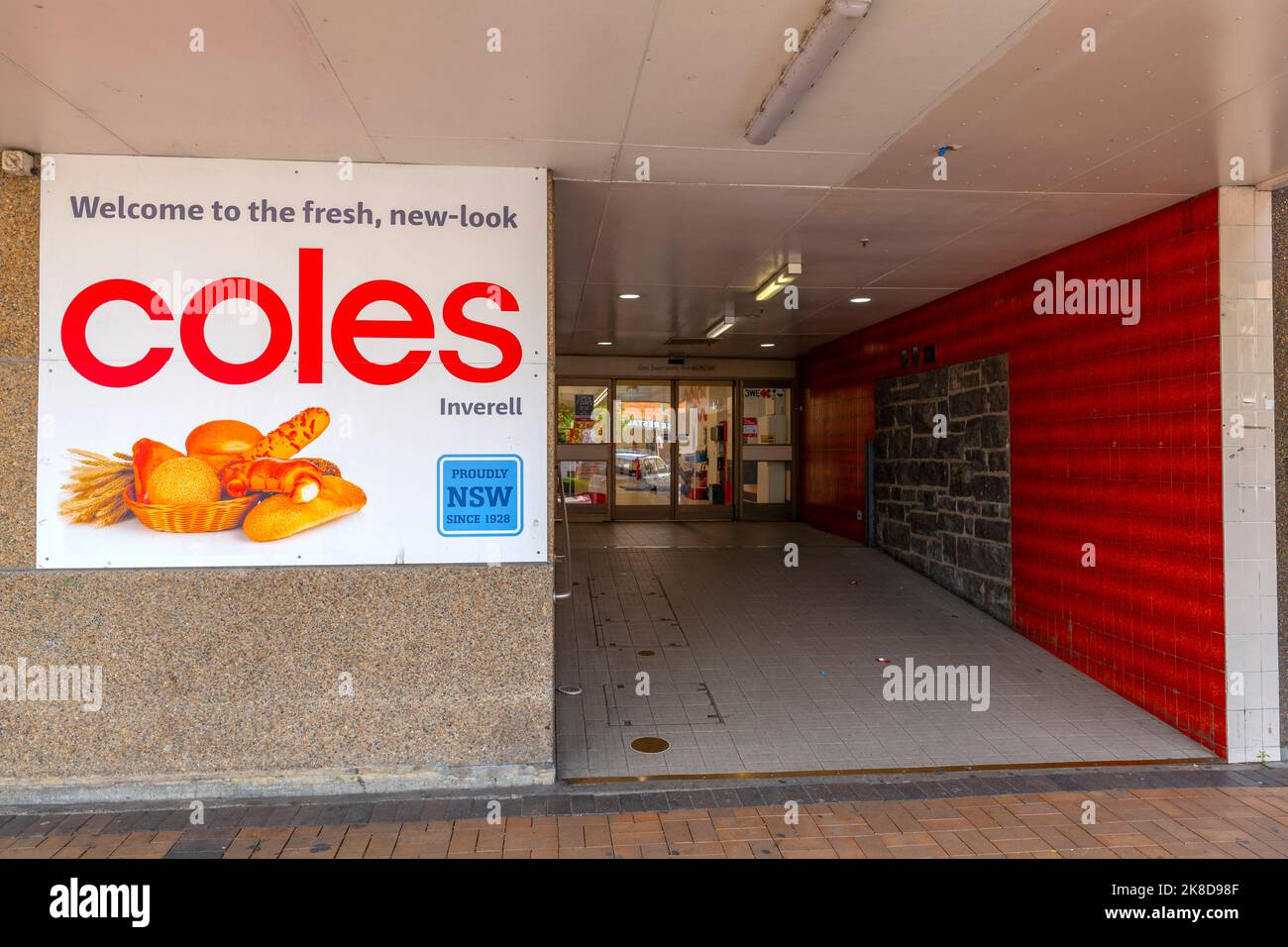 Coles Inverell in northern new south wales, australia Stock Photo Alamy