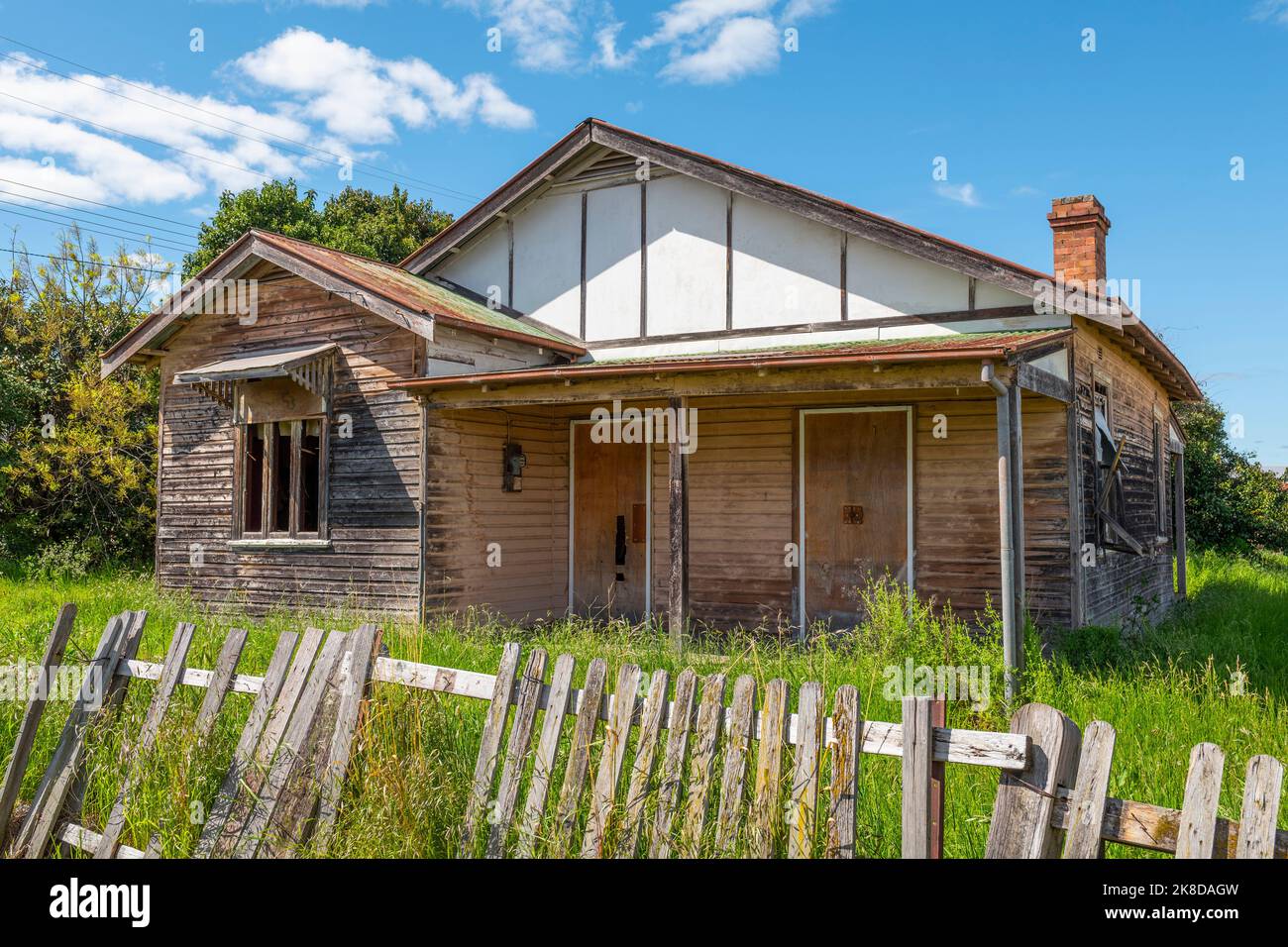 Dilapidated house in Inverell with sold sign out the front, shows that