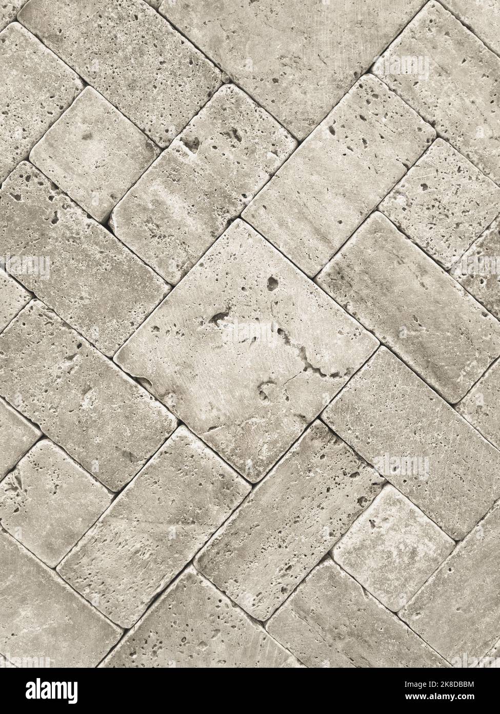 pavement pavestone paving bricks stone bricks, closeup Stock Photo