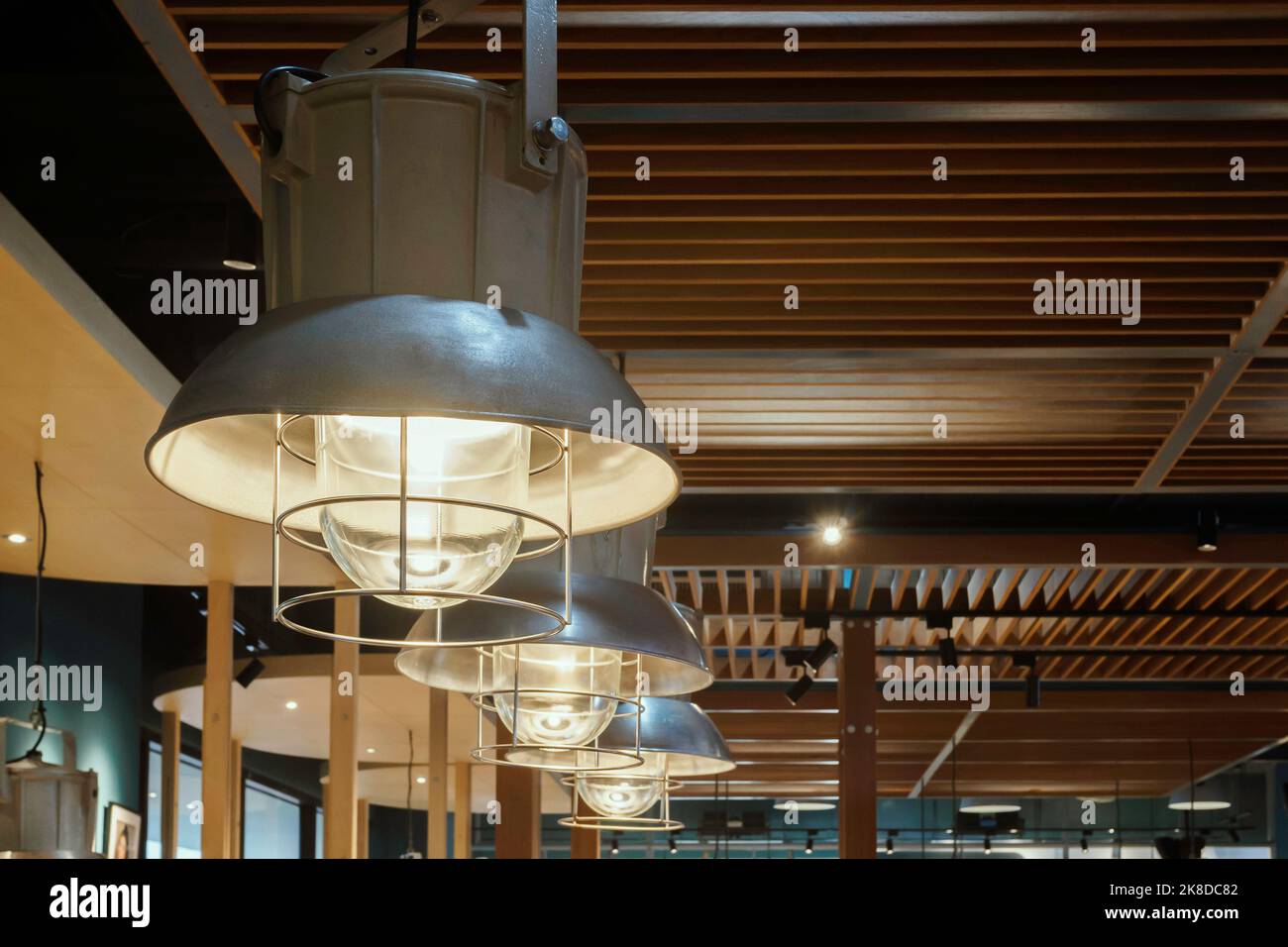 Retro coffee shop lighting 2025