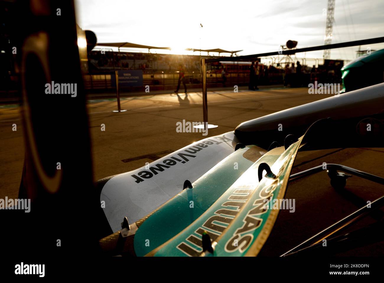 Austin, USA. 22nd Oct, 2022. Mercedes-AMG F1 W13 E Performance front wing, F1 Grand Prix of USA at Circuit of The Americas on October 22, 2022 in Austin, United States of America. (Photo by HIGH TWO) Credit: dpa/Alamy Live News Stock Photo