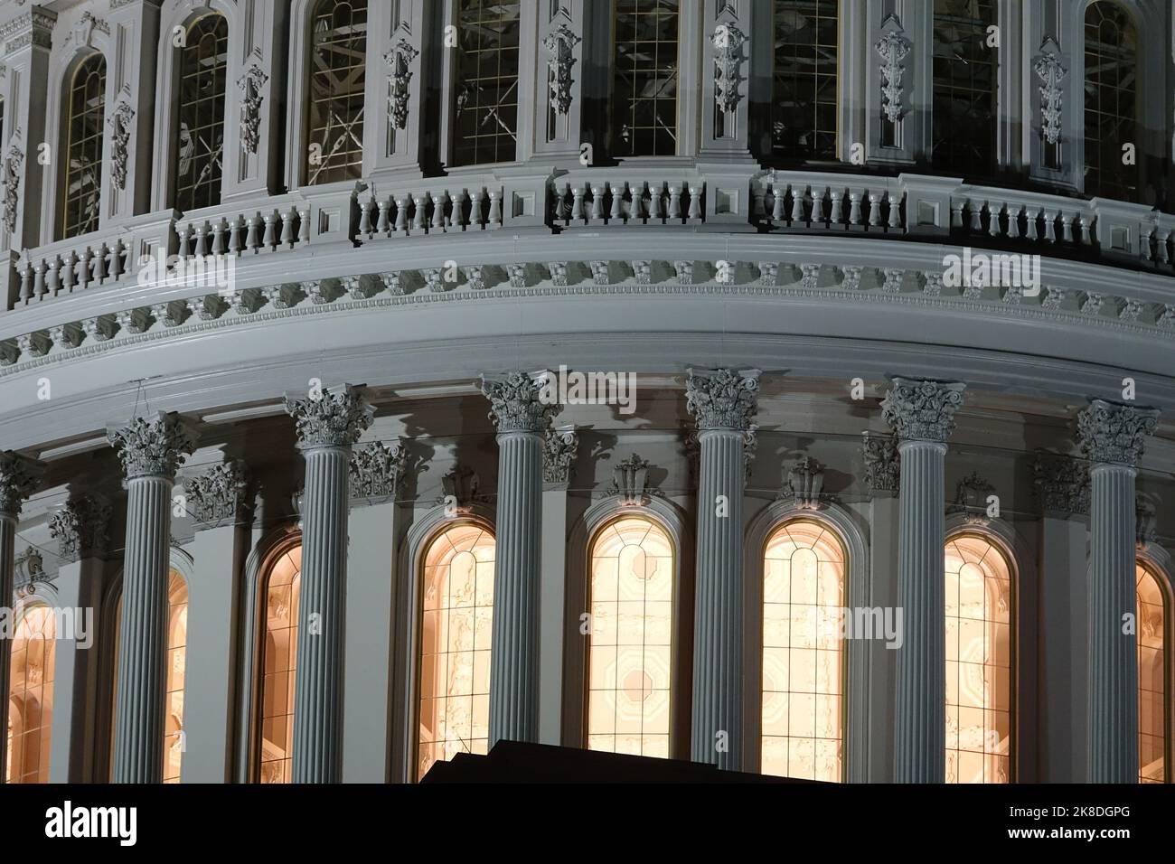 The United States Capitol, often called The Capitol or the Capitol Building, is the seat of the legislative branch of the U.S. federal government, whi Stock Photo