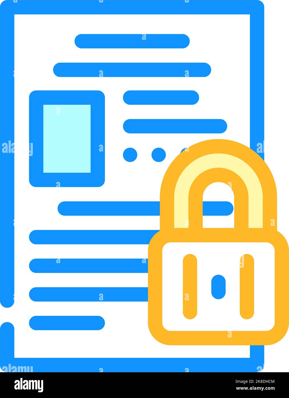 privacy padlock color icon vector illustration Stock Vector Image & Art ...