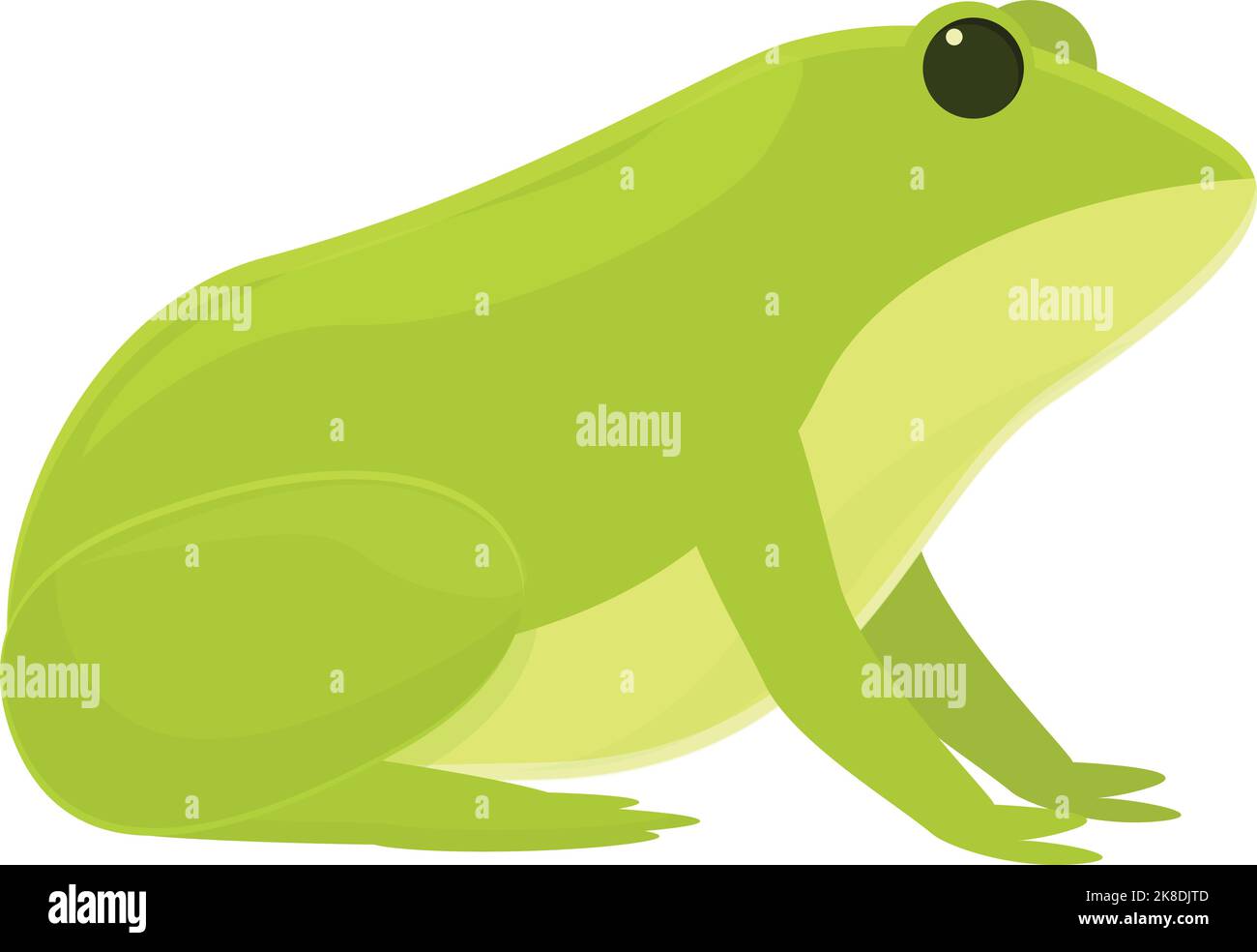 Green animal icon cartoon vector. Cute toad. Life tree Stock Vector ...