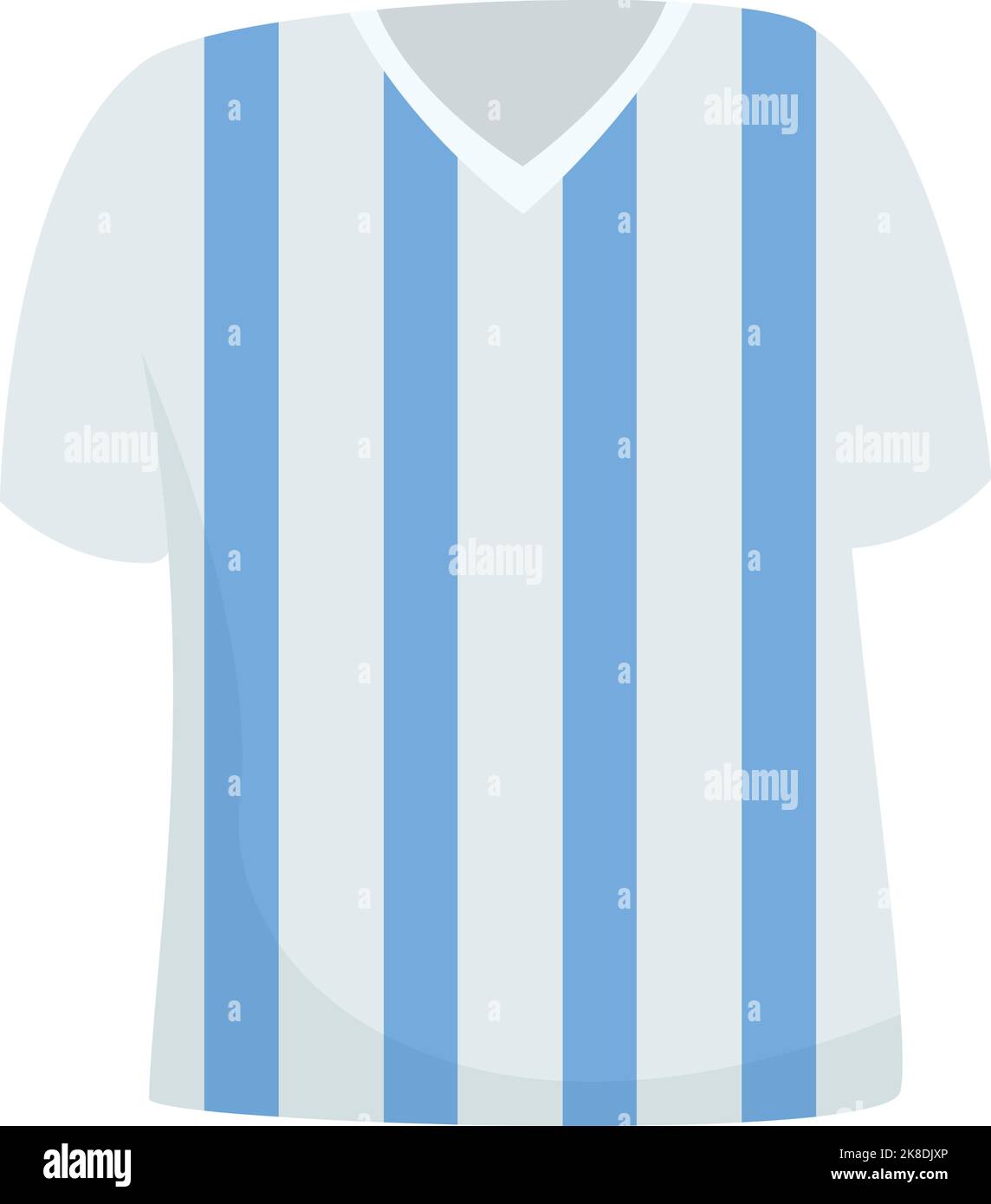 Soccer Argentina tshirt icon cartoon vector. South travel. Culture national Stock Vector
