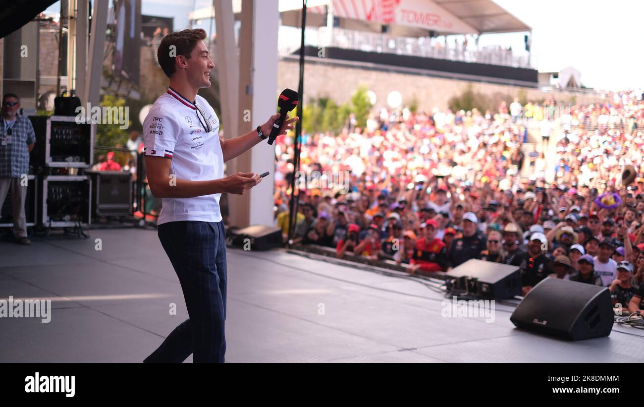 Austin, TX, USA. 21st Oct, 2022. Oct 22, 2022: George Russell (63 ...