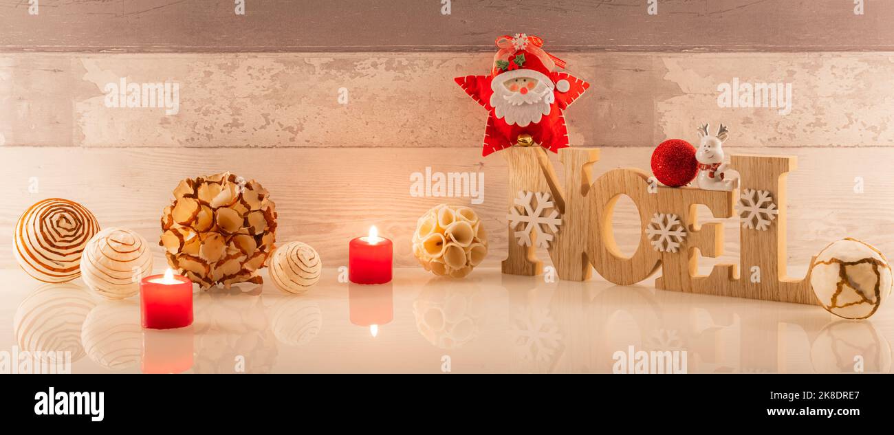 Christmas decorations zero waste with recyclable paper balls for