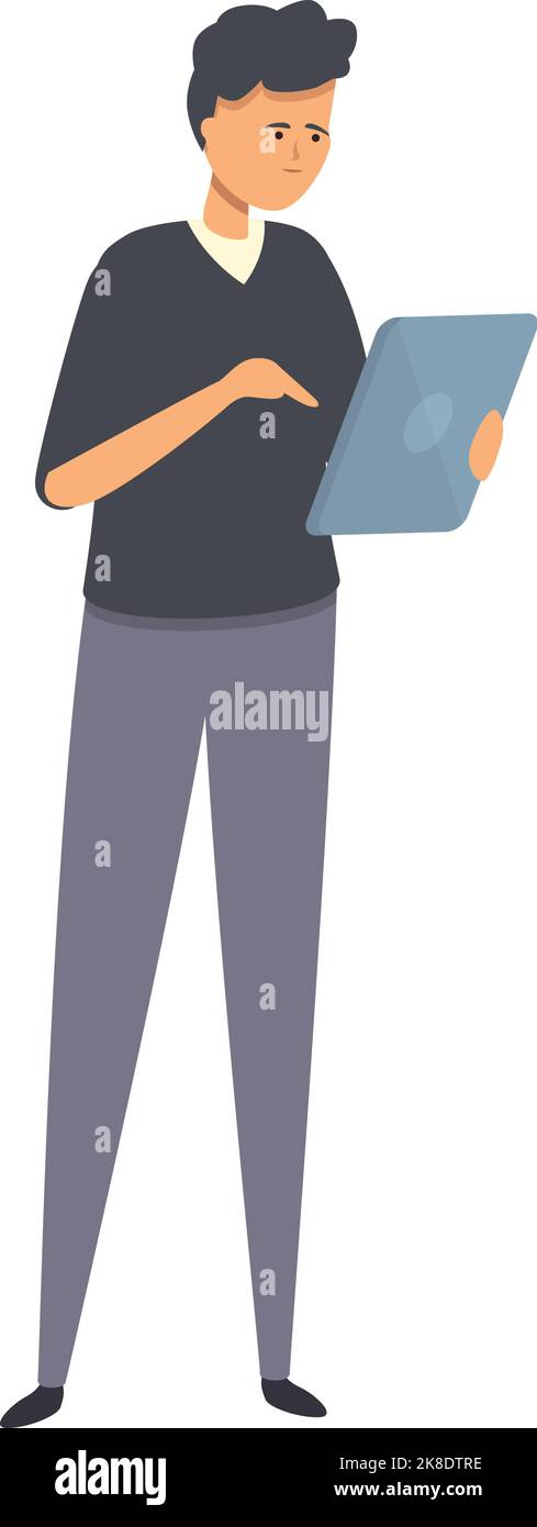 Engineer work icon cartoon vector. System computer. Server data Stock Vector