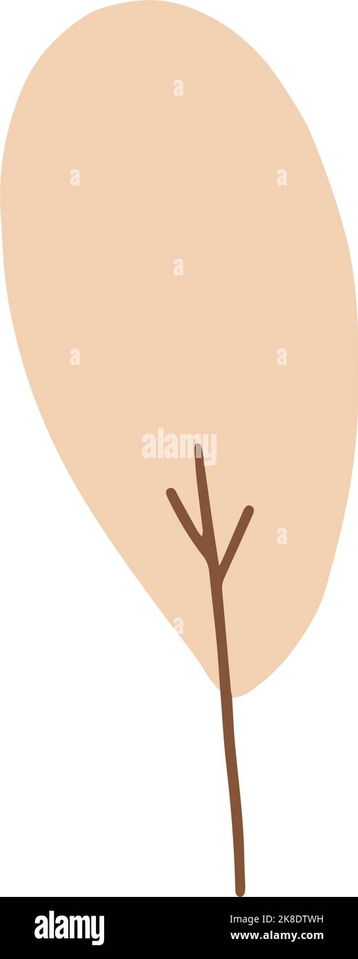 Tree icon vector abstract shape for nature, ecology and environment in ...