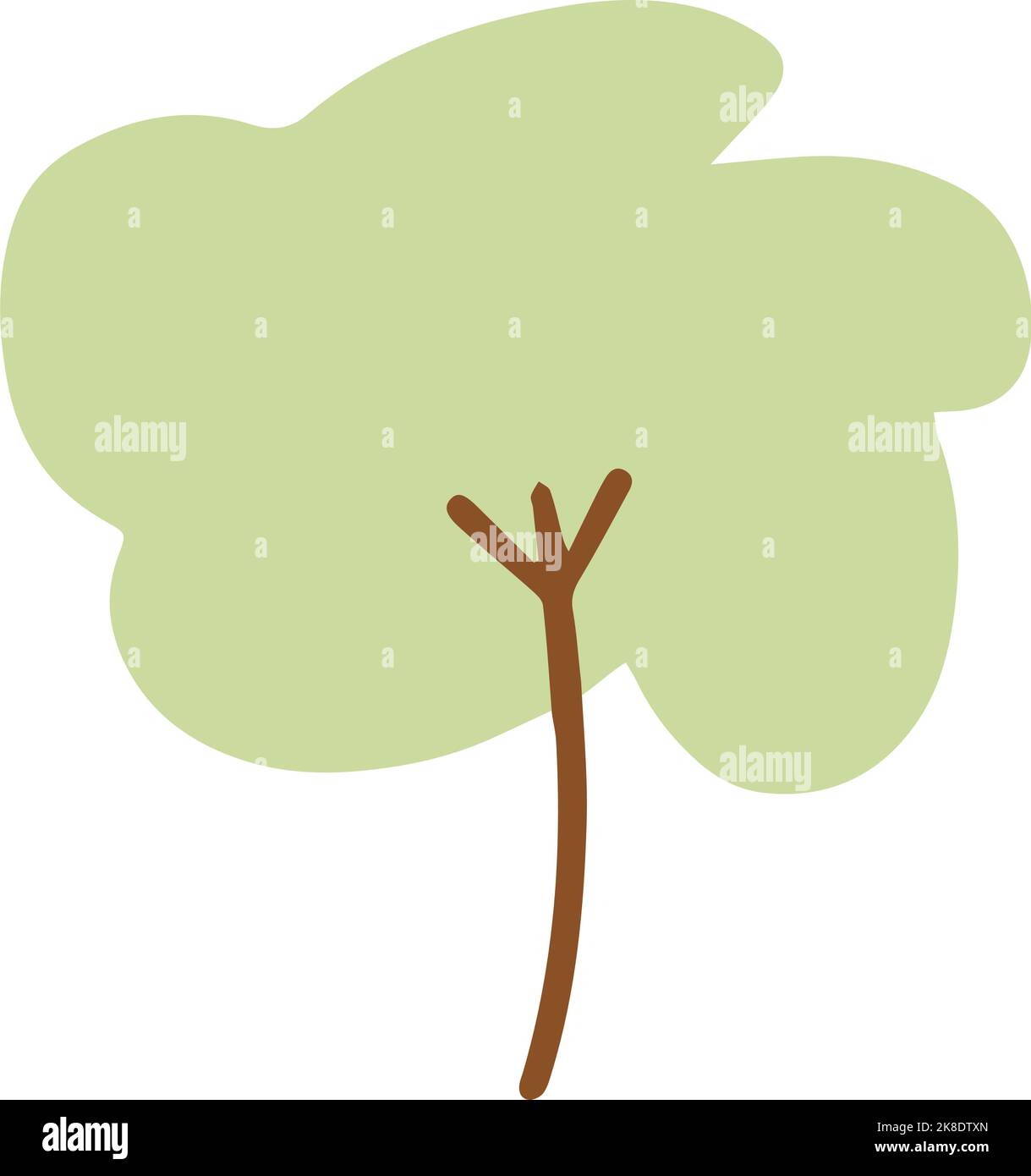 Tree icon vector abstract shape for nature, ecology and environment in ...