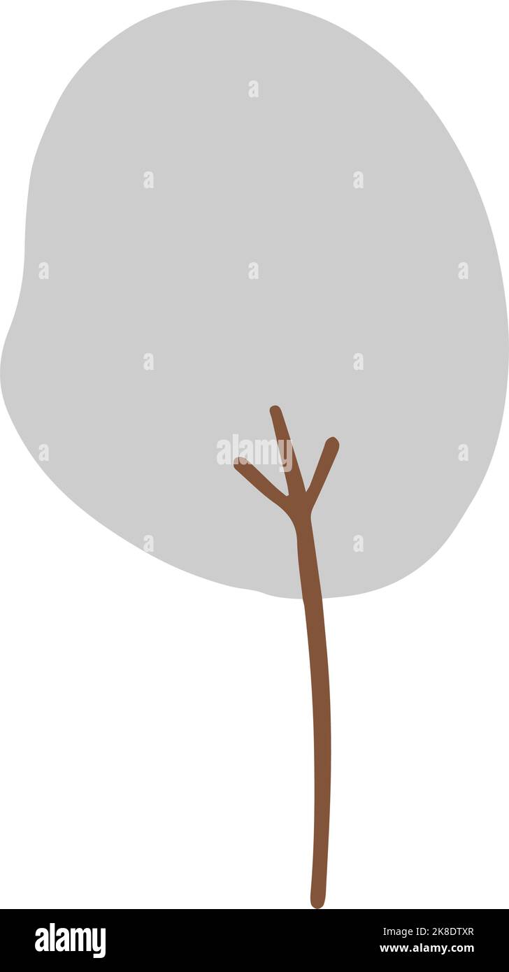 Tree icon vector abstract shape for nature, ecology and environment in ...