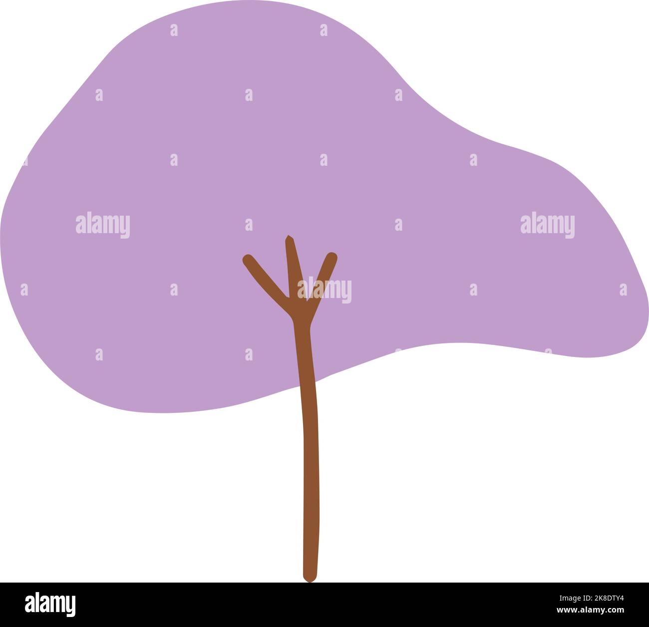Tree icon vector abstract shape for nature, ecology and environment in ...