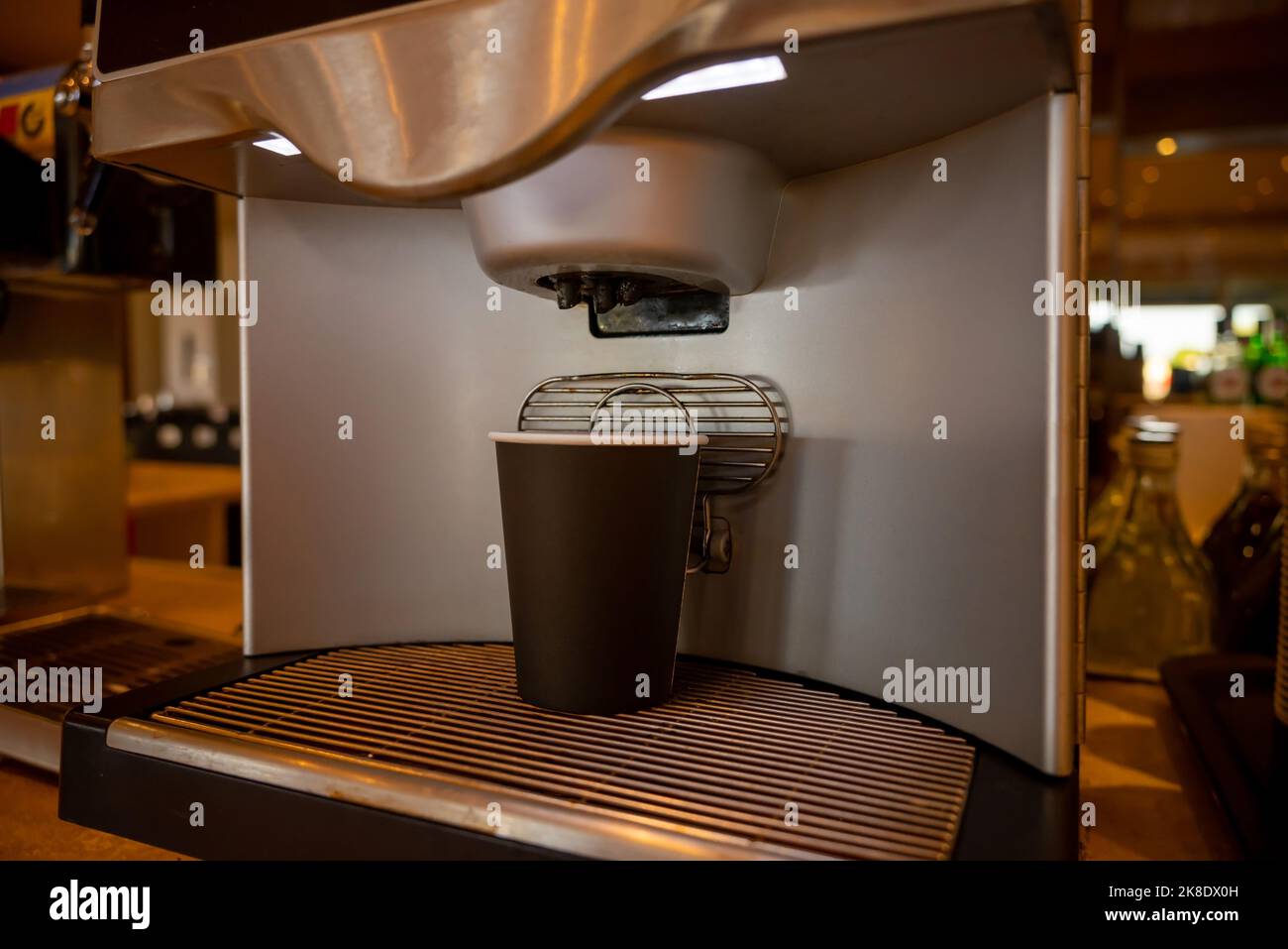 Coffee machine in european cafe hi-res stock photography and images - Alamy