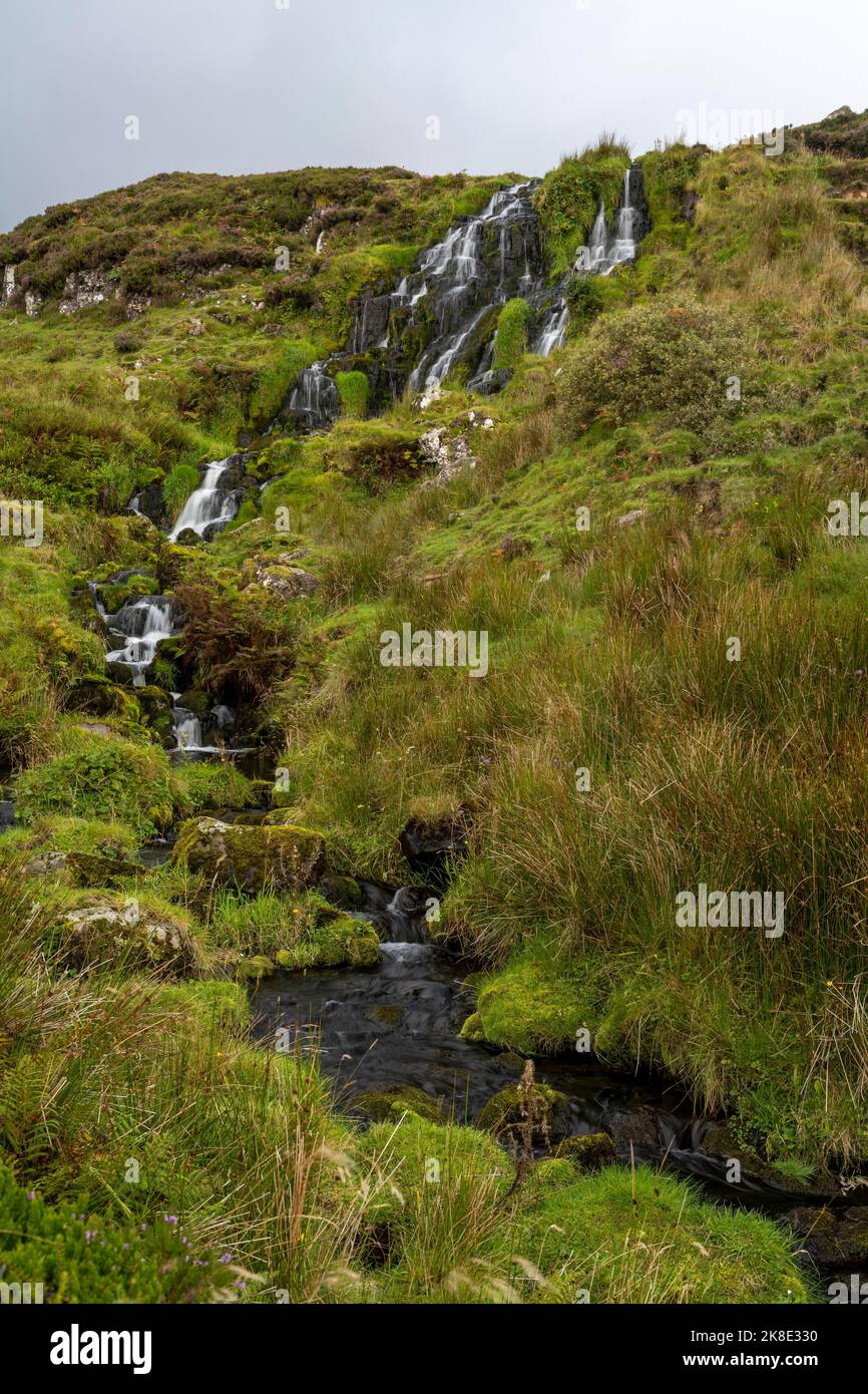 Bride's Veil Waterfall, Waterfall, Trotternish, Isle of Skye, Scotland
