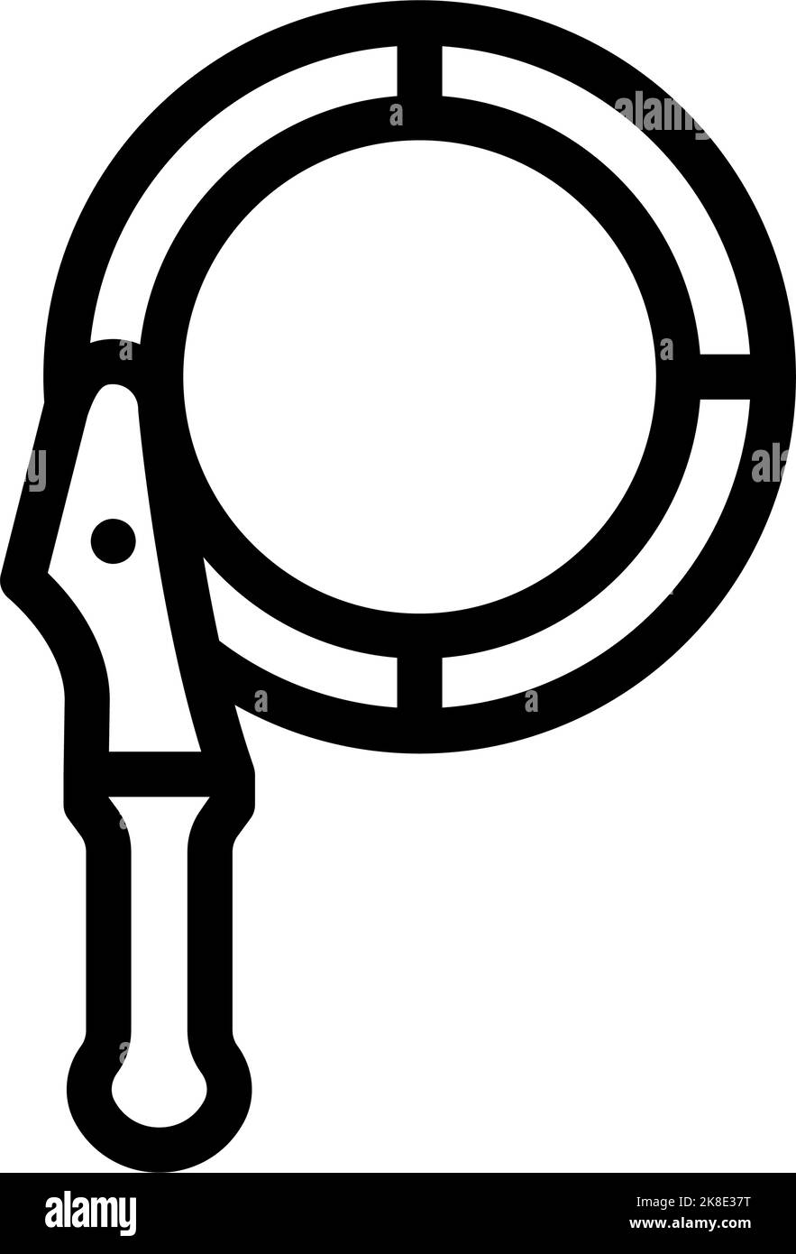 oil filter wrench line icon vector illustration Stock Vector Image