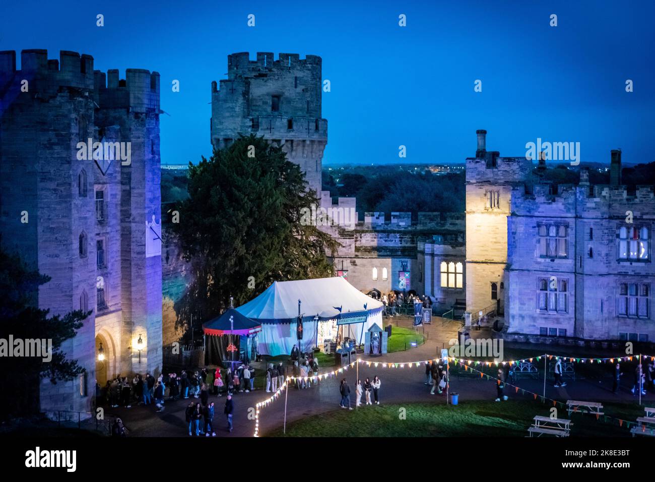 Warwick castle halloween hires stock photography and images Alamy