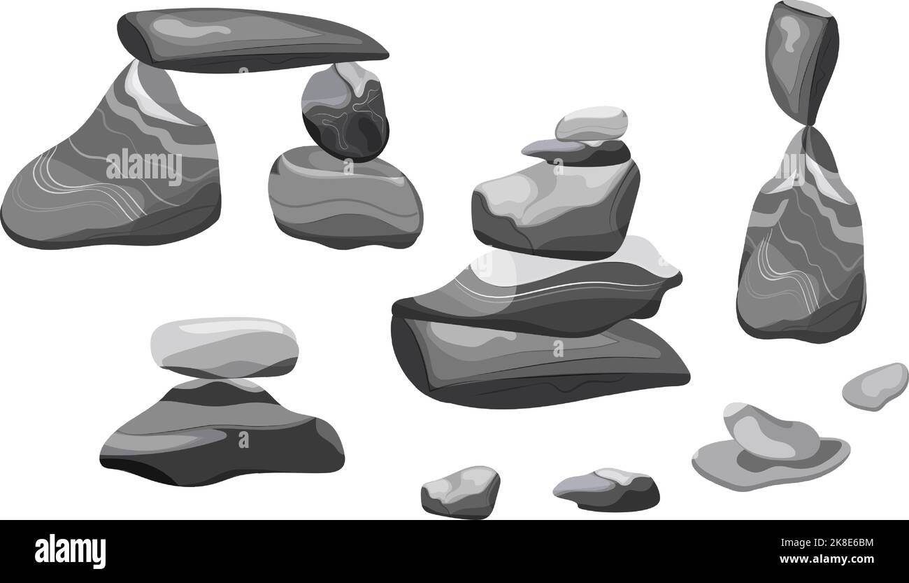 Rock fragments,boulders and building material.Collection of stones of ...