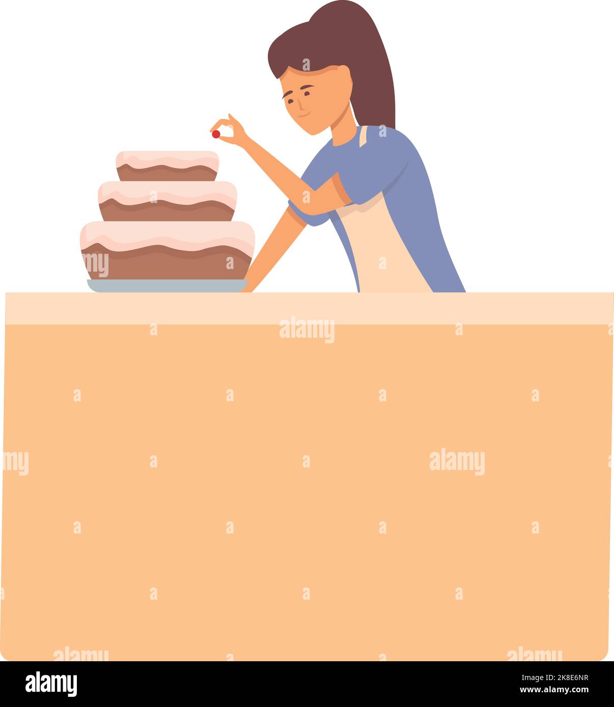 Student cook icon cartoon vector. Online cooking. Food chef Stock ...