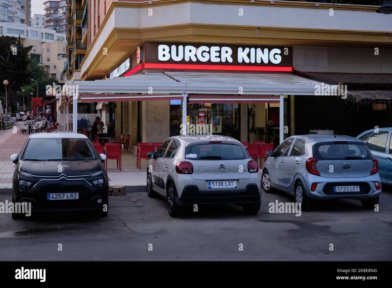Burguer King in Torremolinos, Malaga province, Spain Stock Photo Alamy