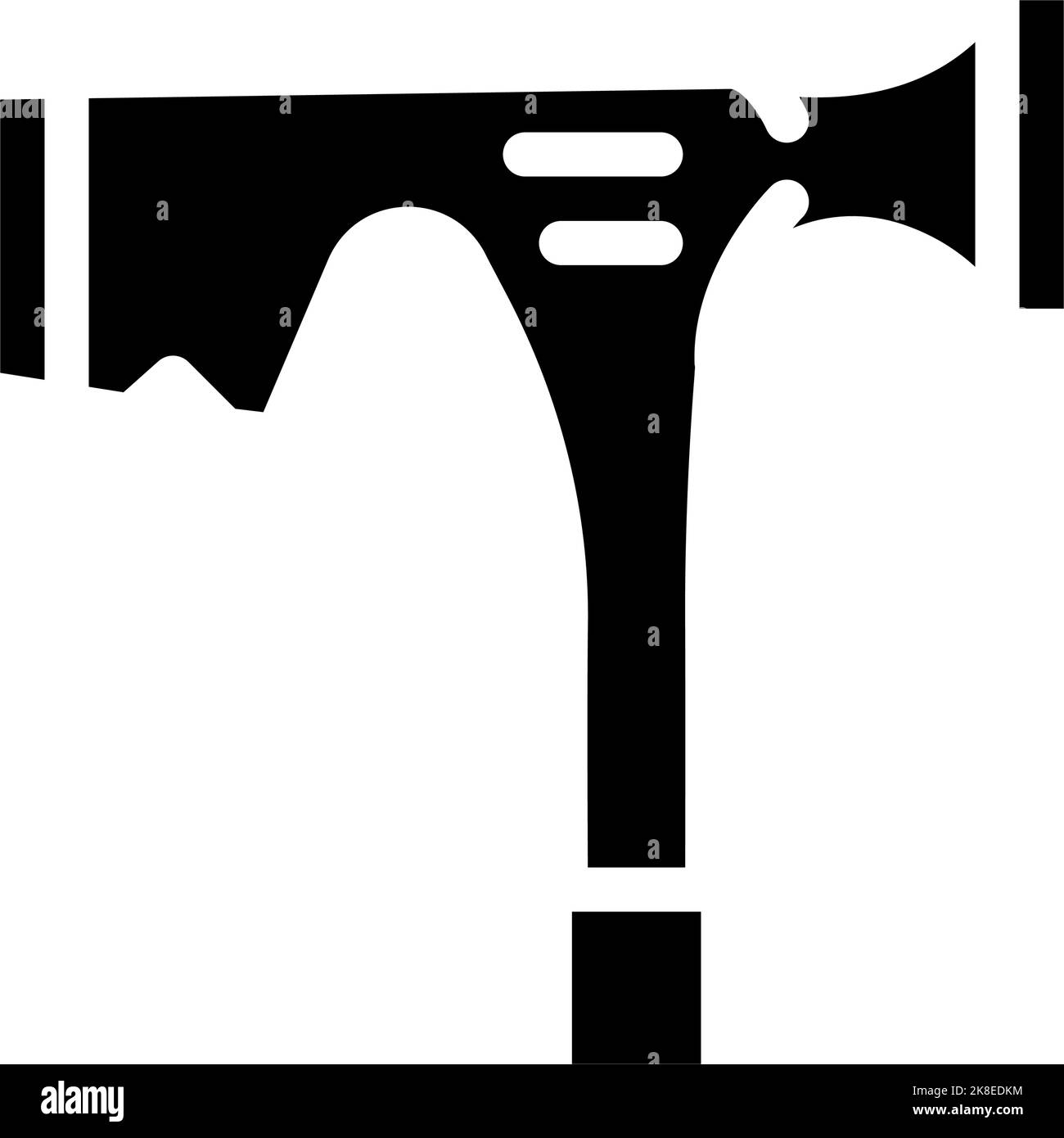 drywall hammer glyph icon vector illustration Stock Vector Image & Art ...