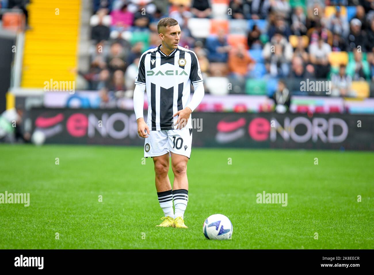 Udinese's Gerard Deulofeu at free kick during Udinese Calcio vs Torino