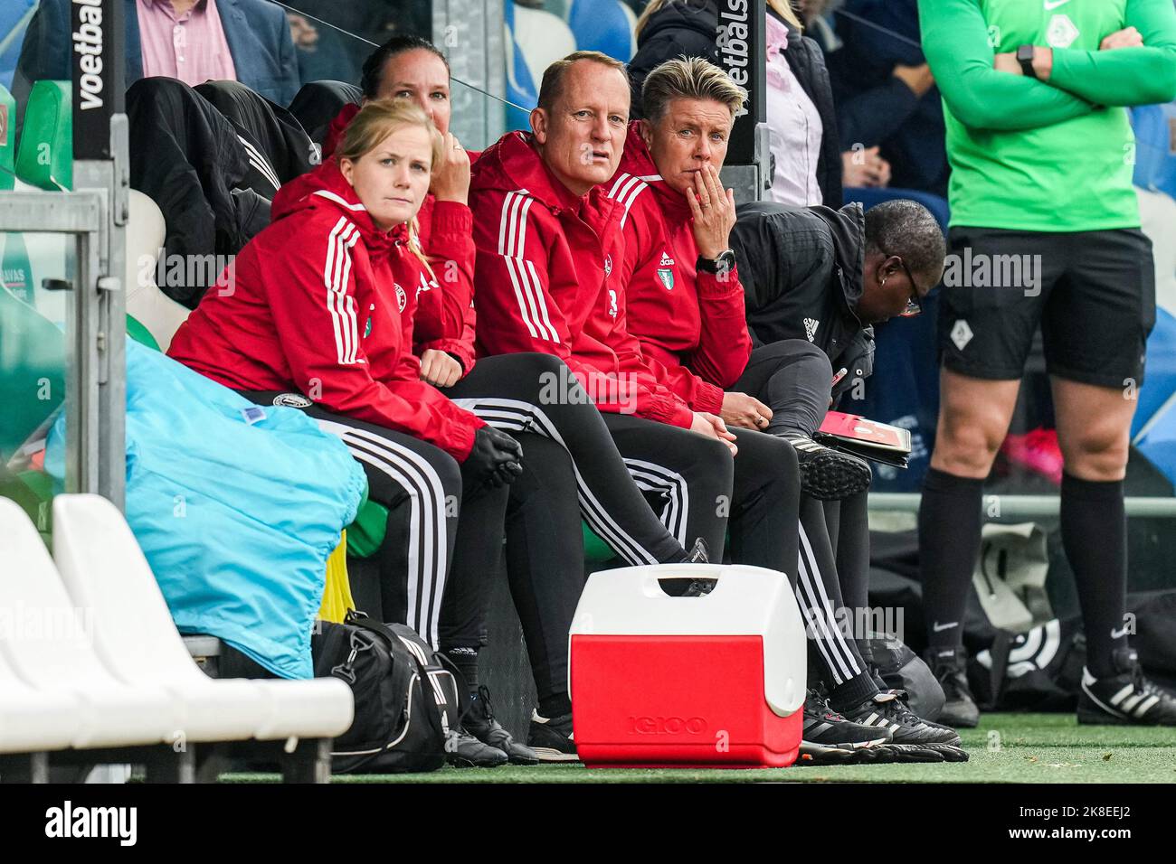 Zwolle Head Coach Danny Mulder of Feyenoord V1 during the match