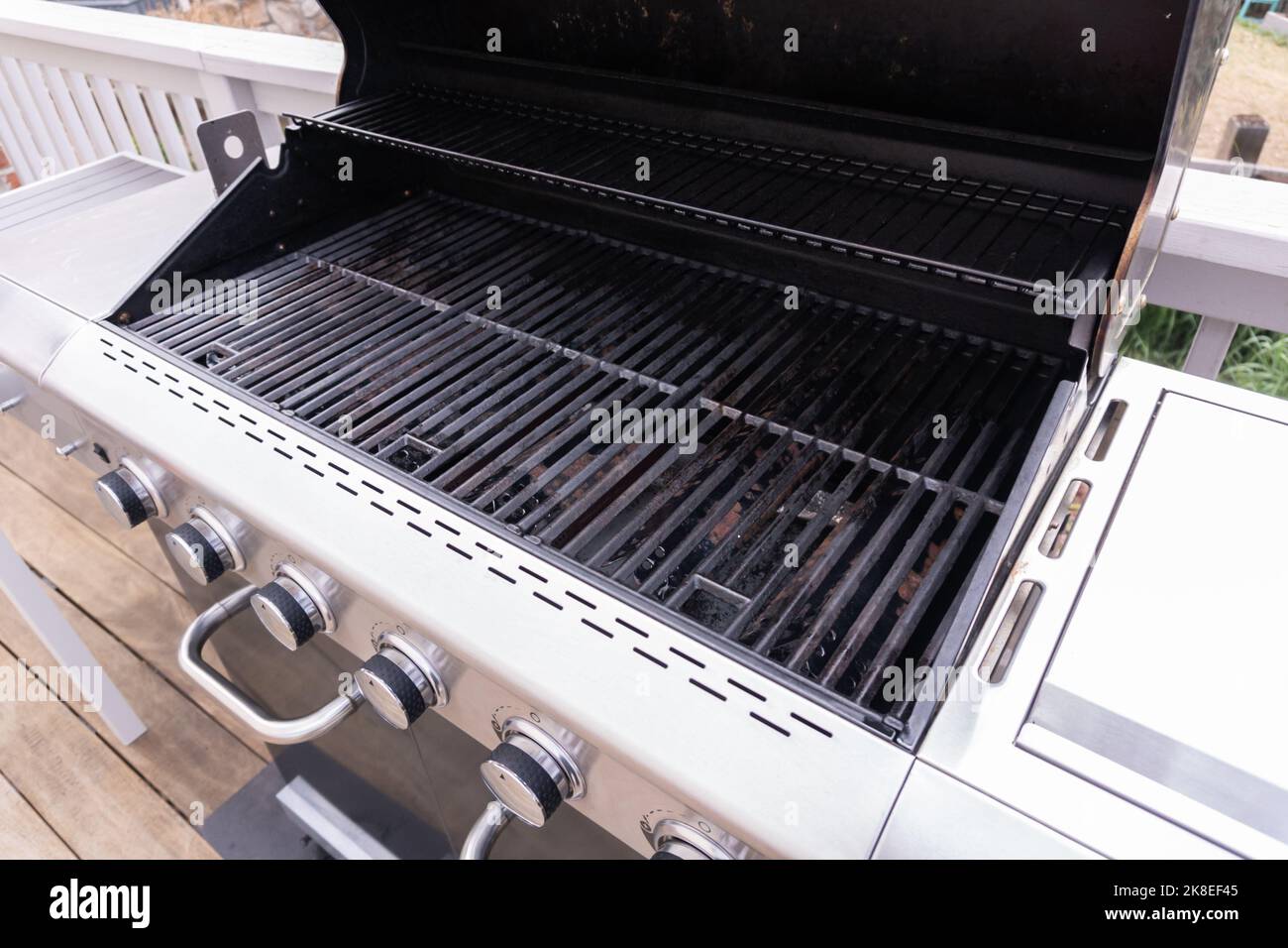 Outdoor gas grill Stock Photo Alamy
