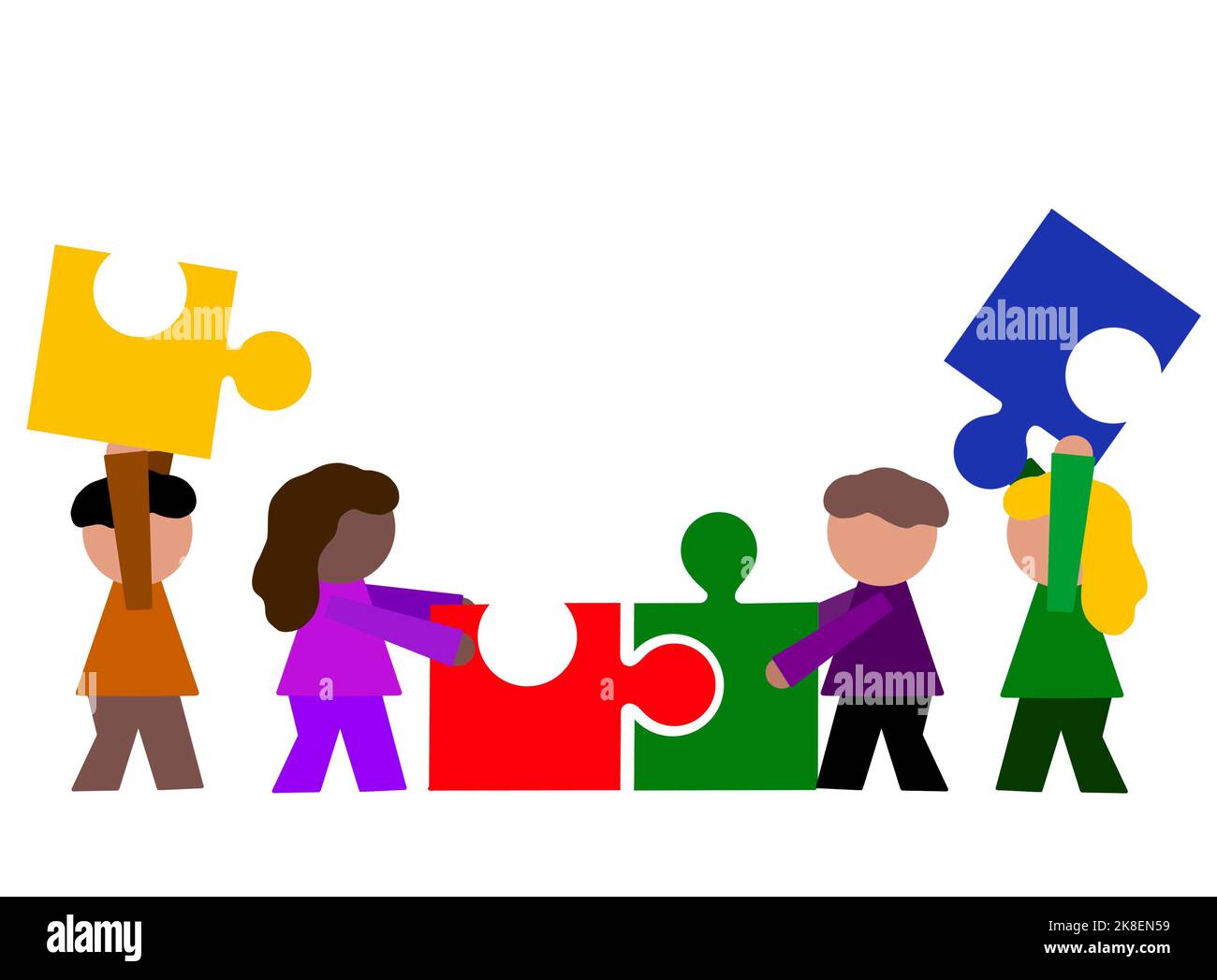 Diversity Team Spirit Unique People Stock Photo Alamy