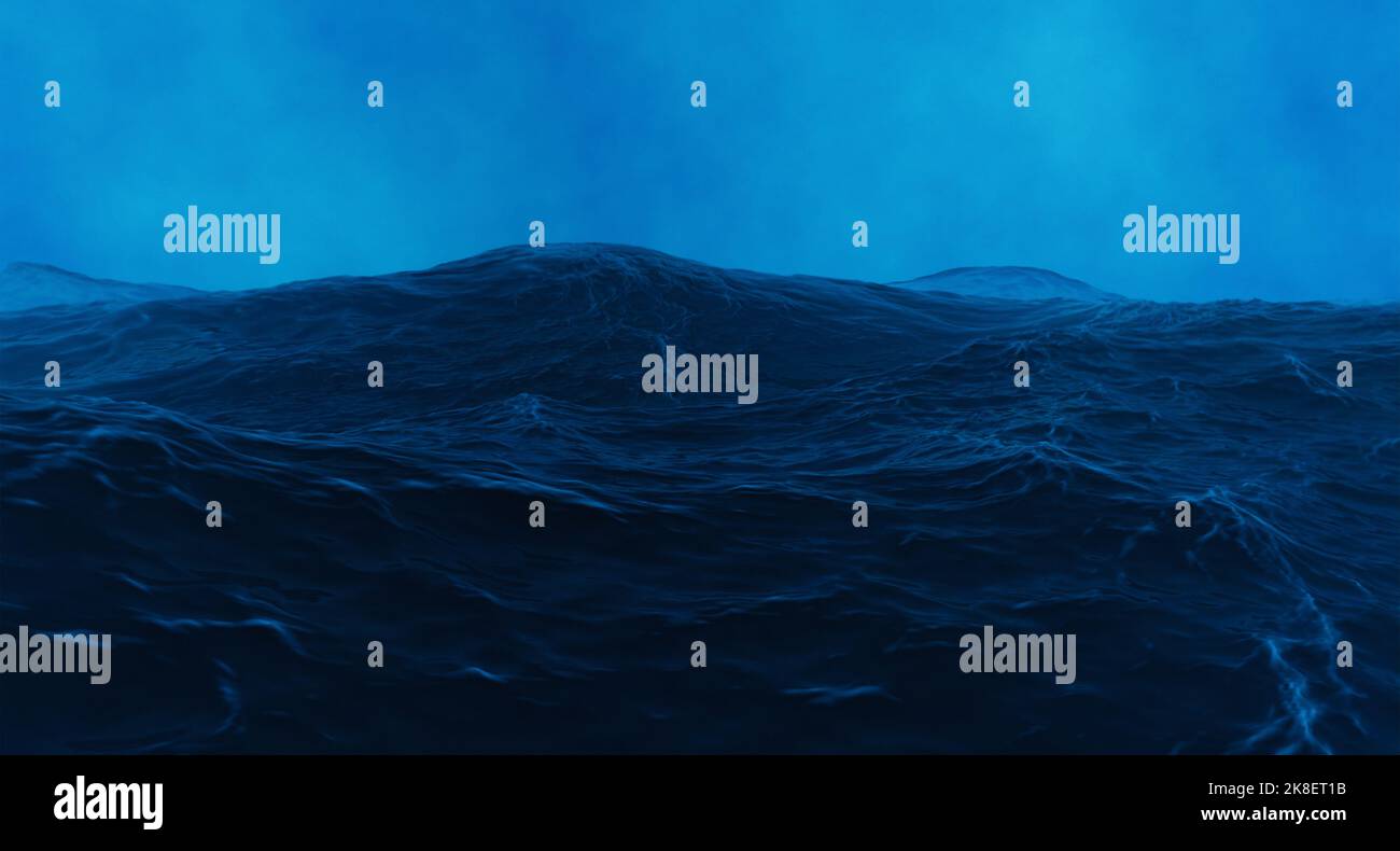3d rendering dark ripple hi-res stock photography and images - Alamy