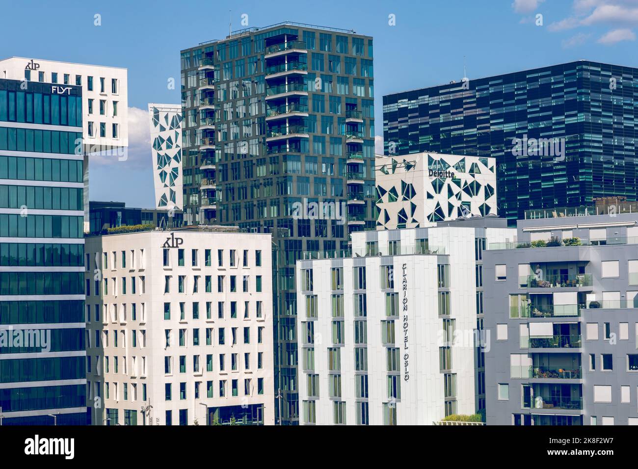 Modern architecture of Oslo, Norway Stock Photo - Alamy
