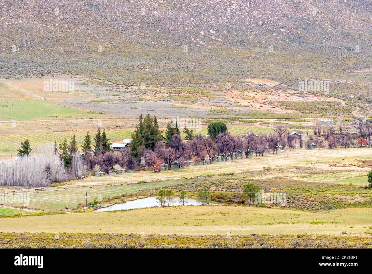 KROMRIVIER, SOUTH AFRICA SEP 5, 2022 Camping sites, with private