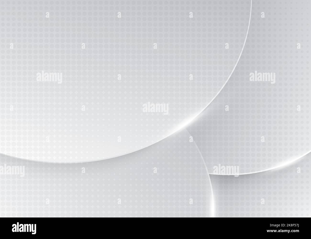 Abstract circle pattern design of luxury template gray and white style ...