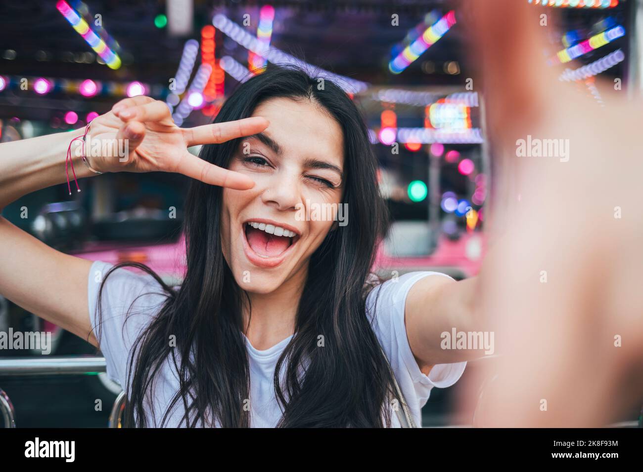 Winking light hi-res stock photography and images - Alamy
