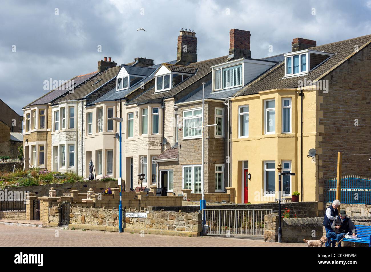 Terraced houses by the sea terraced houses by the sea hi-res stock ...
